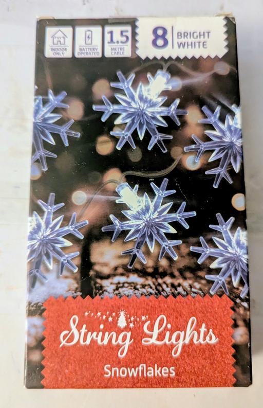 Buy & Sell Georgetown Blaenau Gwent - Photos for 🎄 Christmas 8pk of bright white indoor snow