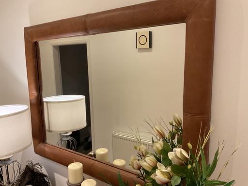 Buy & Sell Telford Telford and Wrekin - Photos for Large Leather Wall Mirror