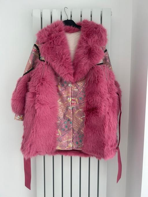 Buy & Sell Erskine Industrial Estate Liverpool - Photos for Ladies pink faux fur coat