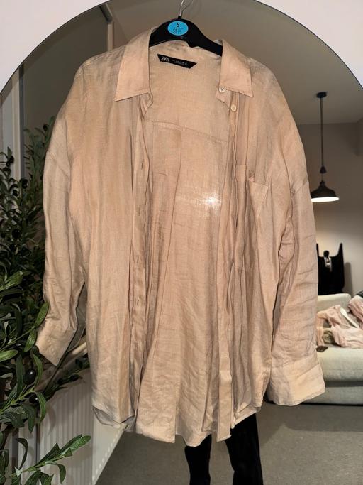 Buy & Sell Edgbaston Birmingham - Photos for Zara white linen shirt