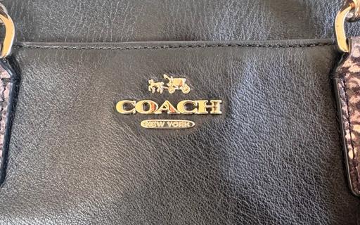 Buy & Sell Manchester City Centre Manchester - Photos for Coach 2-Way Tote Bag Black Beige Snake Handle