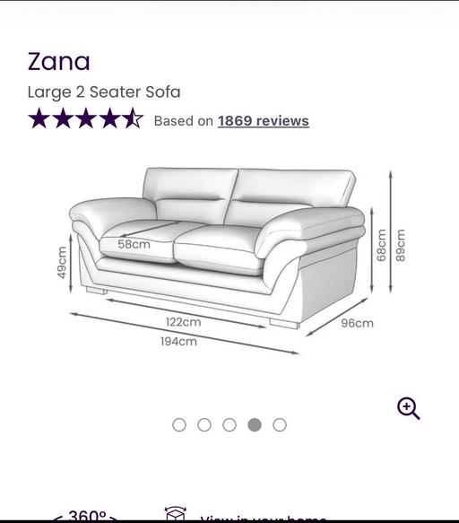 Buy & Sell South Harrow Harrow - Photos for Zana 2 seater large Sofa