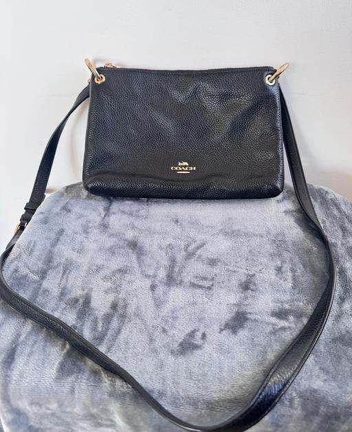 Buy & Sell Manchester City Centre Manchester - Photos for Coach Black Leather Double Zip Crossbody Bag