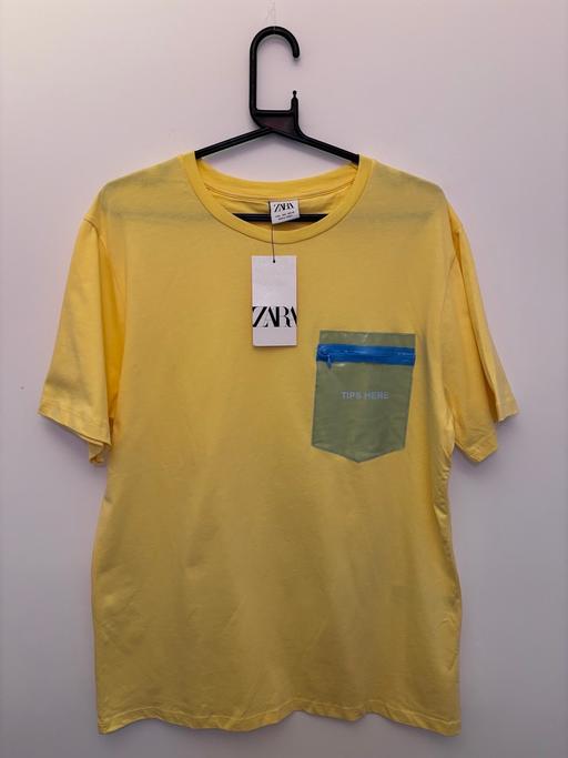 Buy & Sell Bolton Bolton - Photos for Zara yellow tshirt Mens uk size L