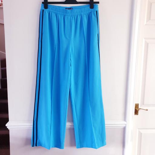 Buy & Sell Sunbury-on-Thames Spelthorne - Photos for M&S Collection Wide Leg Side Stripe Trousers