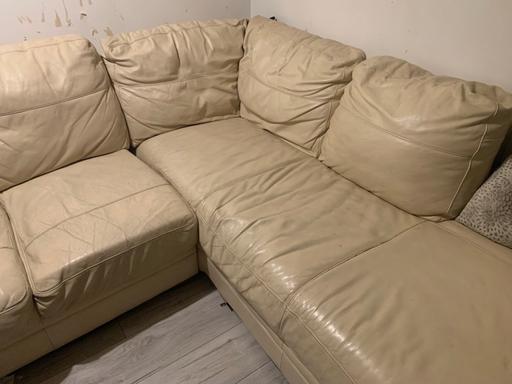 Buy & Sell Buckland End Birmingham - Photos for Cream leather sofa