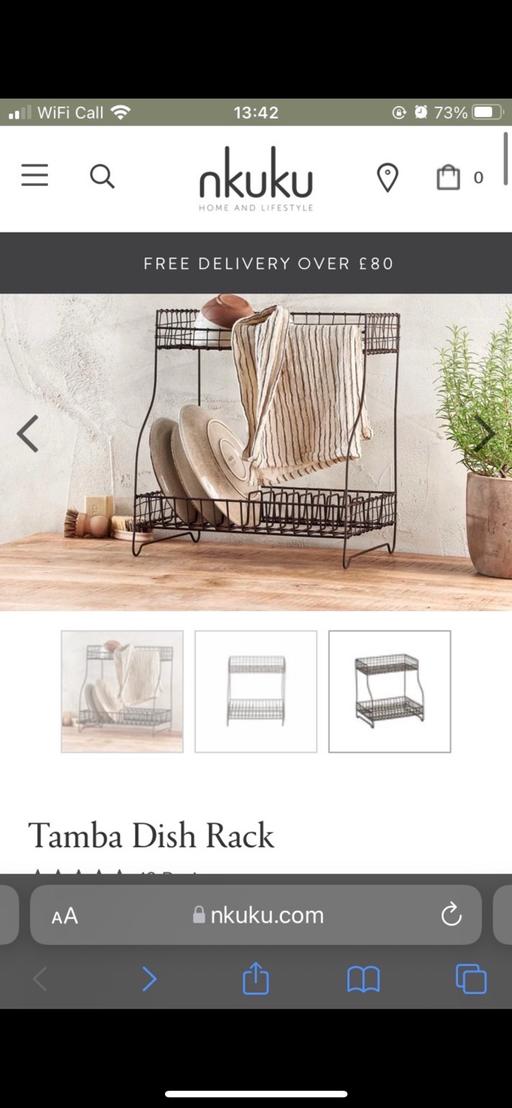 Buy & Sell Deptford South East London - Photos for Dish/Drying Rack (NEW), Nkuku, Tamba