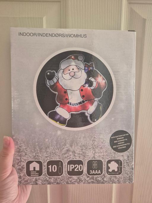 Buy & Sell Crumpsall Manchester - Photos for new Xmas Santa Window Light