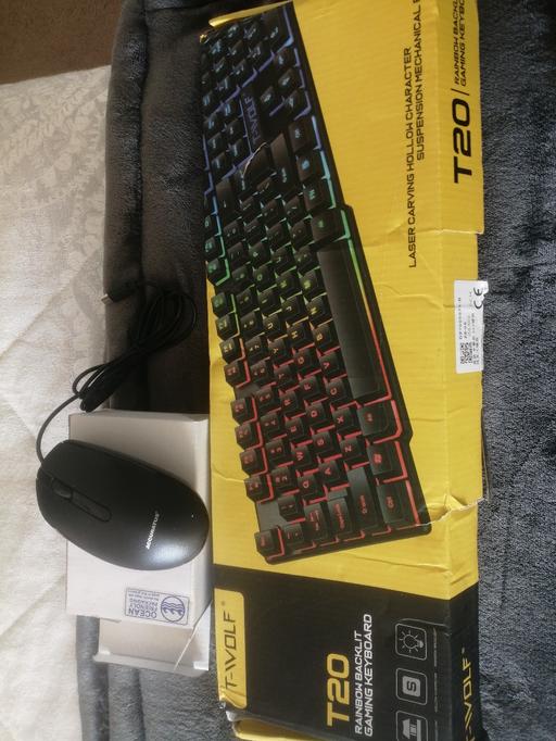 Buy & Sell Heath Town Wolverhampton - Photos for T-wolf T20 gaming keyboard & mouse