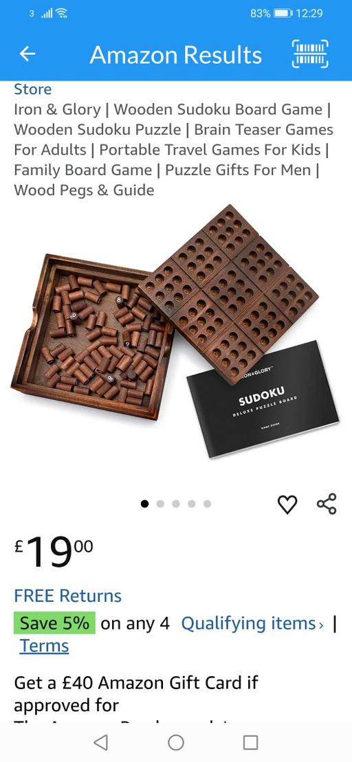 Buy & Sell Heath Town Wolverhampton - Photos for New Sudoku wooden deluxe puzzle board