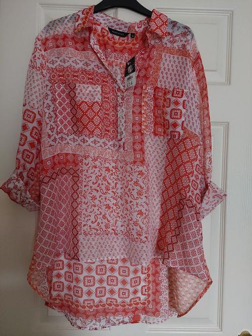 Buy & Sell Dafen Industrial Estate Carmarthenshire - Wales - Photos for BNWT RRP £14 red white shirt blouse 18