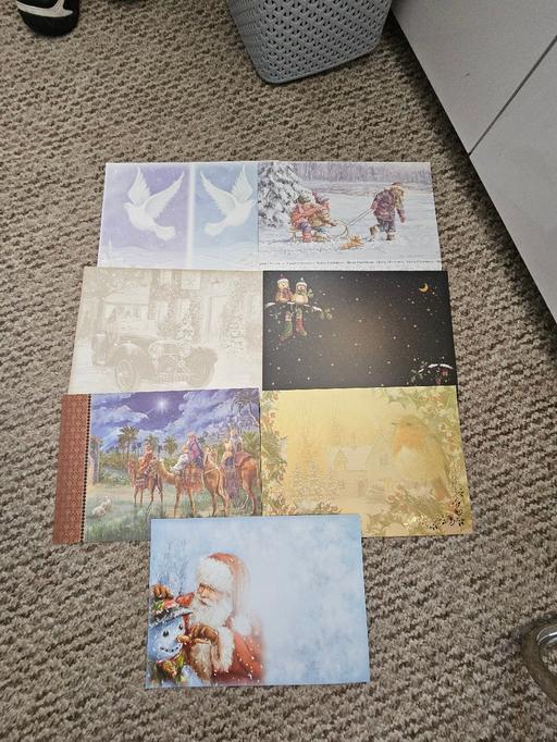 training Newton Doncaster - Photos for 7 sheets of xmas craft card..NEW.