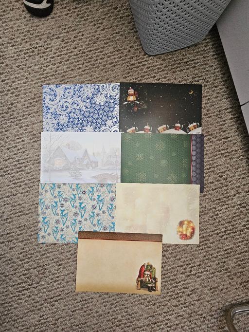 training Newton Doncaster - Photos for 7 sheets of xmas craft card..NEW.