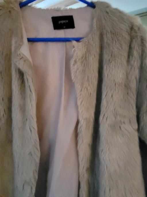 Buy & Sell Dudley Town Centre Dudley - Photos for cream fur coat papaya