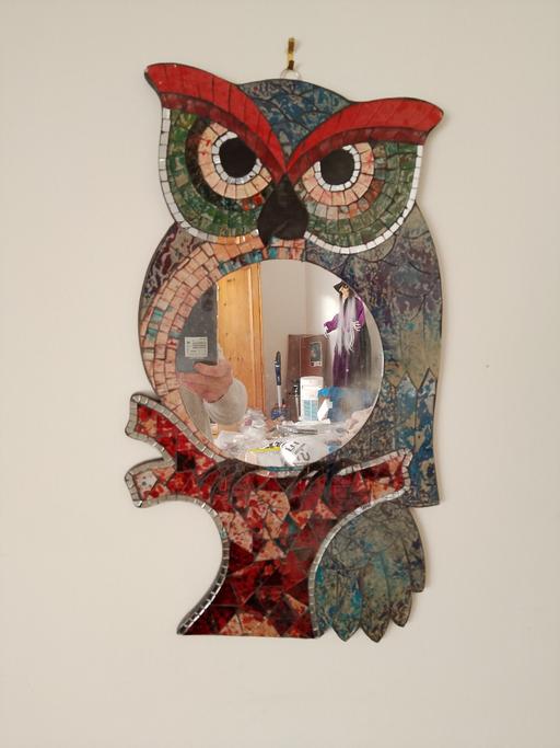 Buy & Sell Rhyl Denbighshire - Wales - Photos for Large Mosaic Owl Mirror
