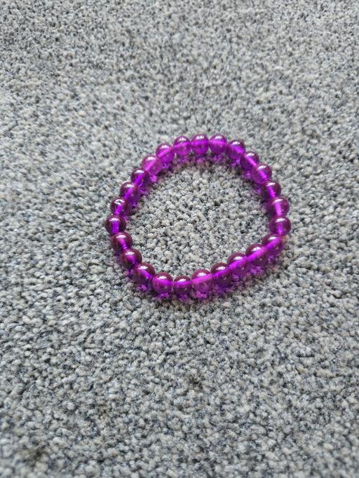 Buy & Sell Rowley Regis Sandwell - Photos for Purple amethyst beaded stretch bracelet