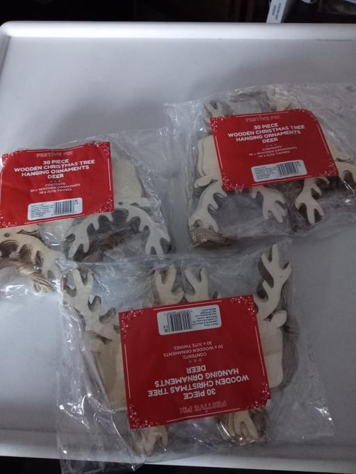 Buy & Sell Horncastle East Lindsey - Photos for 3 packs of reindeer decorations