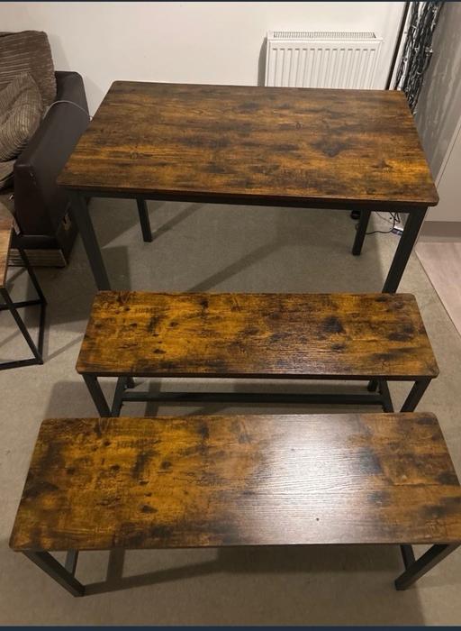 Buy & Sell Stoke Mandeville Buckinghamshire - Photos for Wooden table and benches