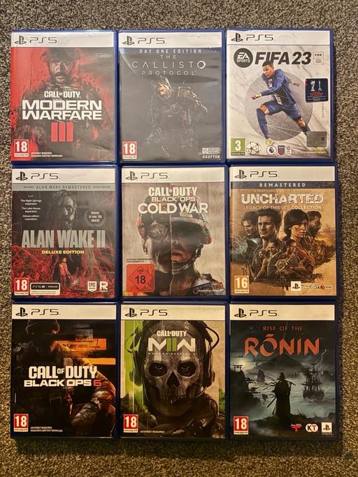 Buy & Sell Wilmslow Cheshire East - Photos for 9 ps5 games.