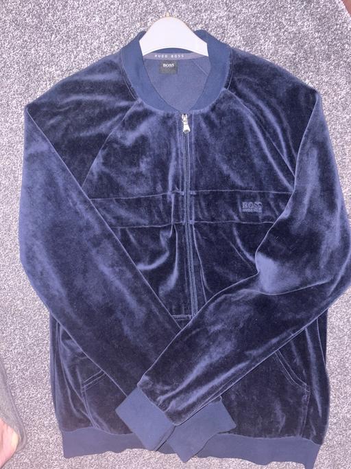 Buy & Sell Wilmslow Cheshire East - Photos for MENS - VERY RARE - HUGO BOSS Velour zip top