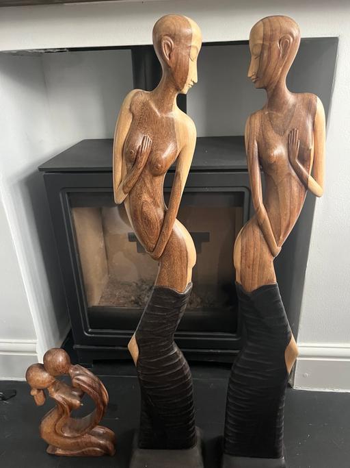 Buy & Sell Wilmington Dartford - Photos for Hand-Carved Wooden Sculptures - Set of 3