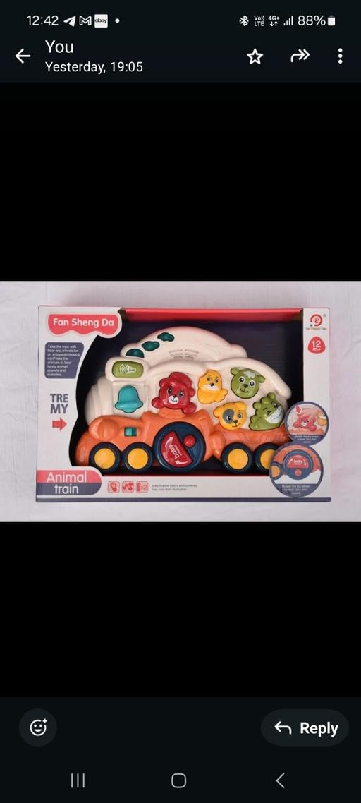 Buy & Sell Upper Ruxley South East London - Photos for Orange baby Traian Animal sounds