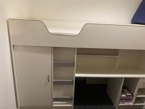 Buy & Sell Well Hall South East London - Photos for Mid sleeper bed with desk and storage as new