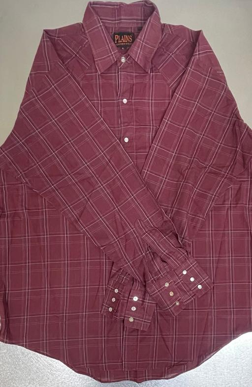 Buy & Sell West Ealing West London - Photos for Plains Western Wear vintage 90’s men’s shirt