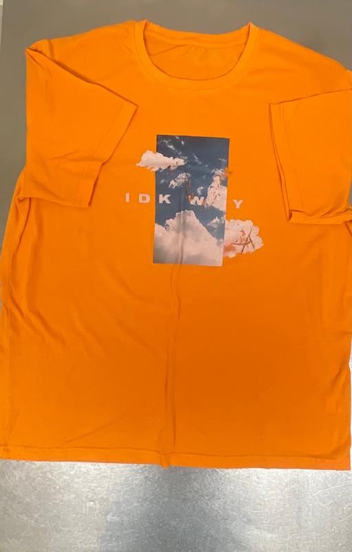 Buy & Sell West Ealing West London - Photos for Casual Oriental Men’s Orange print T-shirt
