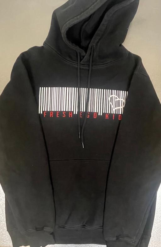 Buy & Sell West Ealing West London - Photos for Fresh Ego Kid Men’s Black print Hoodie