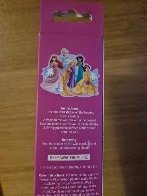 Buy & Sell Crumpsall Manchester - Photos for new Disney Princess Wall Sticker