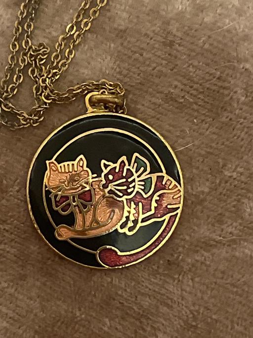 Buy & Sell Rottingdean Brighton - Photos for Lovely vintage cloisonné cat necklace