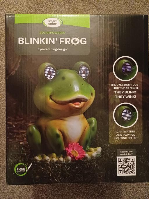 Buy & Sell St Mary Cray South East London - Photos for Garden Solar Powered Frog Moving Eyes New