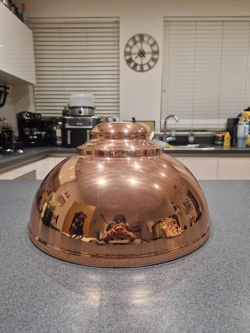 Buy & Sell Mile End Colchester - Photos for Rose Gold Metal Pendant Shade