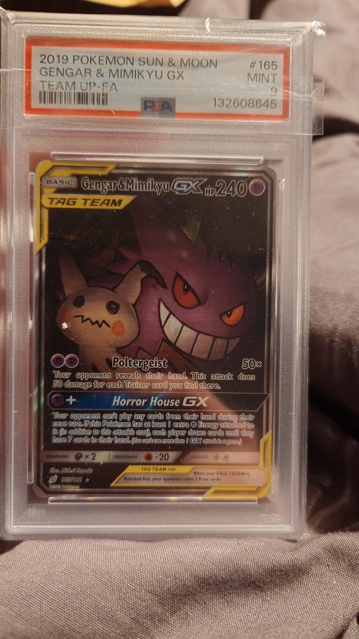 Buy & Sell Sutton Coldfield Birmingham - Photos for gengar & mimikyu 165 full art Pokémon PSA9