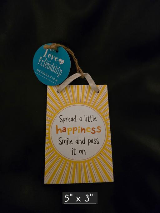 Buy & Sell Rowley Regis Sandwell - Photos for Happiness wall plaque- bnwt