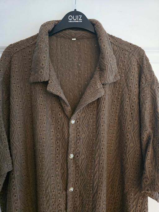 Buy & Sell Oldbury Sandwell - Photos for Men's modern brown shirt 👕 2XL
