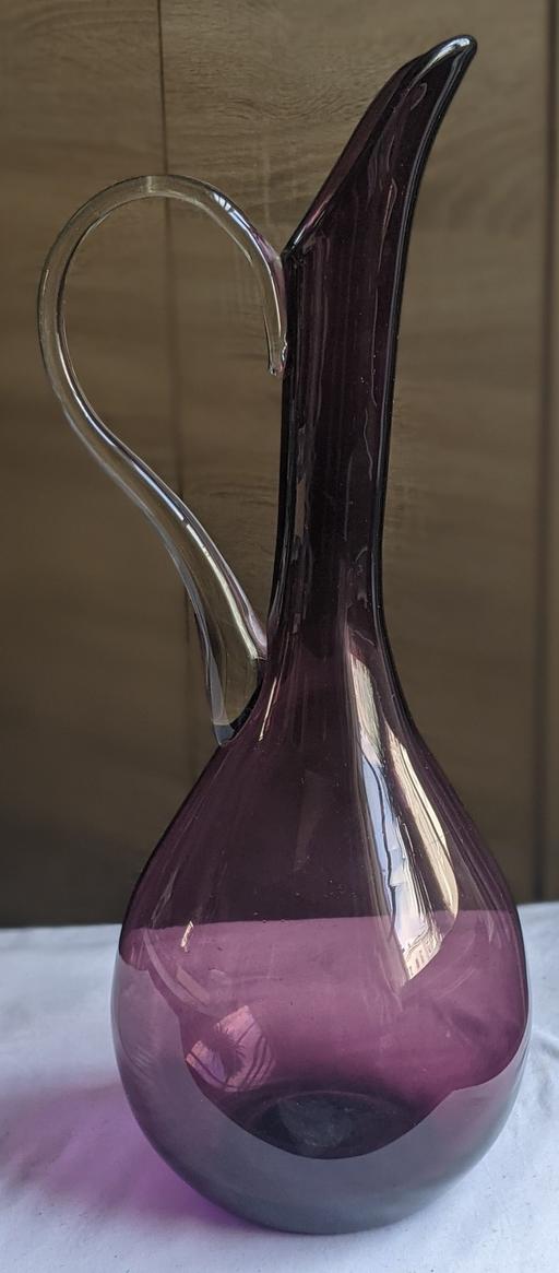 Buy & Sell Fulham Broadway South West London - Photos for Vintage Empoli Pitcher Ewer Vase Purple Ame