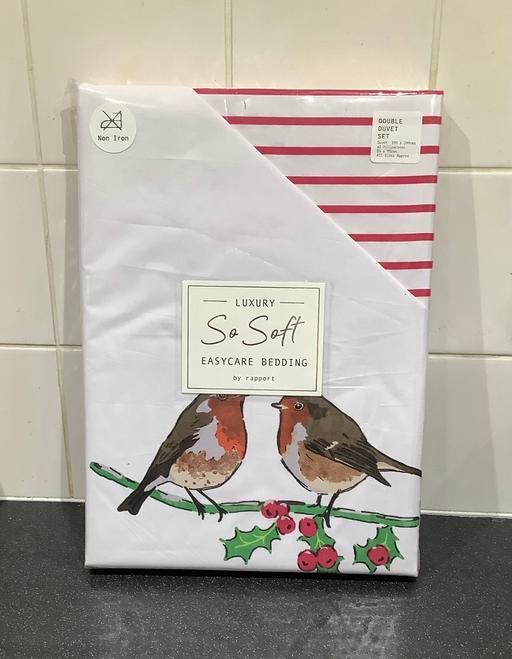 Buy & Sell New Addington Croydon - Photos for Beautiful ‘Robin’ double duvet set. Brand new