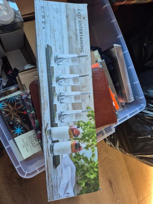 Buy & Sell Hasbury Dudley - Photos for LINEA Slate & Glass Serving Set. Boxed