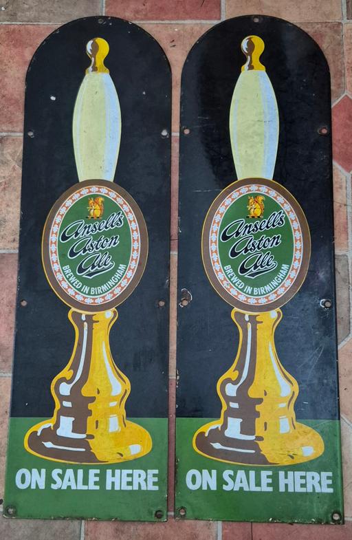 Buy & Sell Netherstowe Lichfield - Photos for Ansells Aston Ale Signs x2