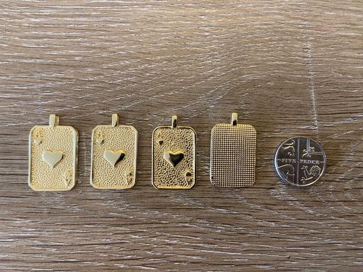 Buy & Sell Wandsworth South West London - Photos for Gold Ace of Hearts cards charms. New