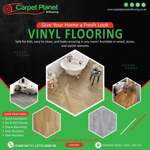 Buy & Sell Leigh Wigan - Photos for Beautiful Vinyl Floors, Expertly Fitted — Sty