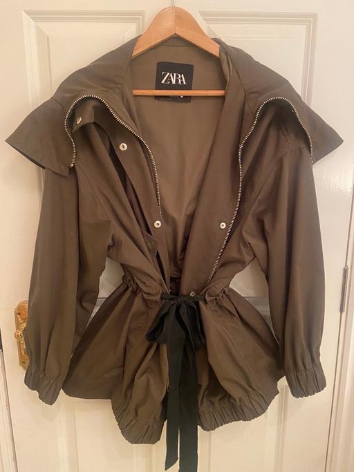 Buy & Sell Wandsworth South West London - Photos for Zara khaki green hooded Parker