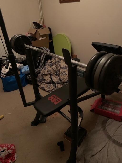 Buy & Sell Quarry Bank Dudley - Photos for Pro Power weight bench and 50 KG weights