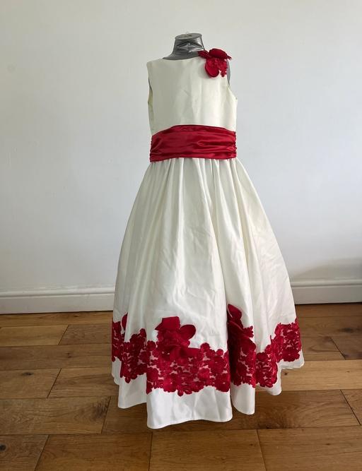 Buy & Sell Greenford Ealing - Photos for White satin flower girl / party dress