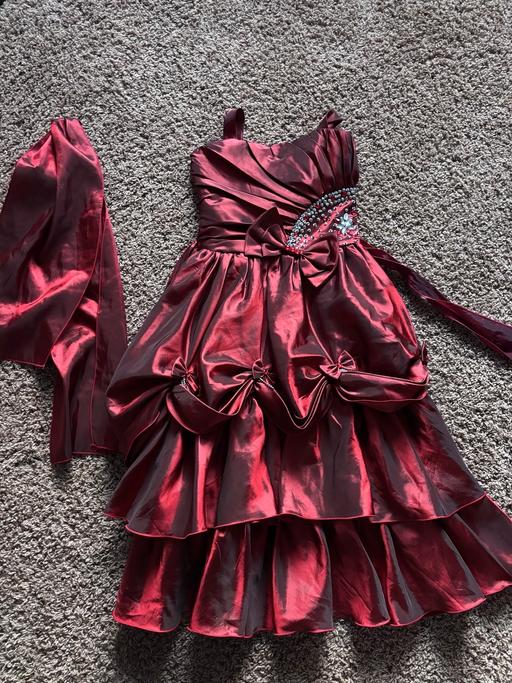 Buy & Sell Catherine-De-Barnes Solihull - Photos for Maroon satin dress