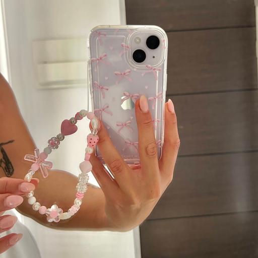 Buy & Sell Ashton Gate Bristol - Photos for Phone charm strap pink white hearts and bows