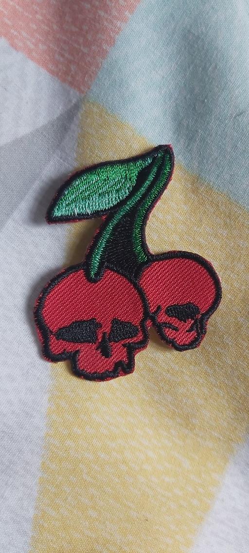 Buy & Sell Asfordby Hill Melton - Photos for skull 🍒 cherries applique NEW