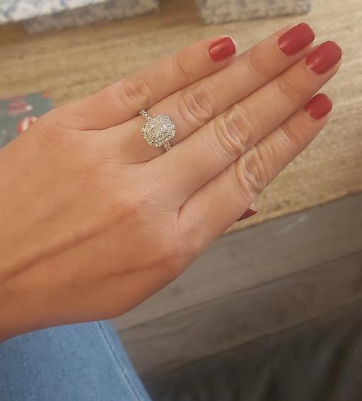 Buy & Sell Willenhall Walsall - Photos for platinum emerald cut & shape 1ct diamond ring